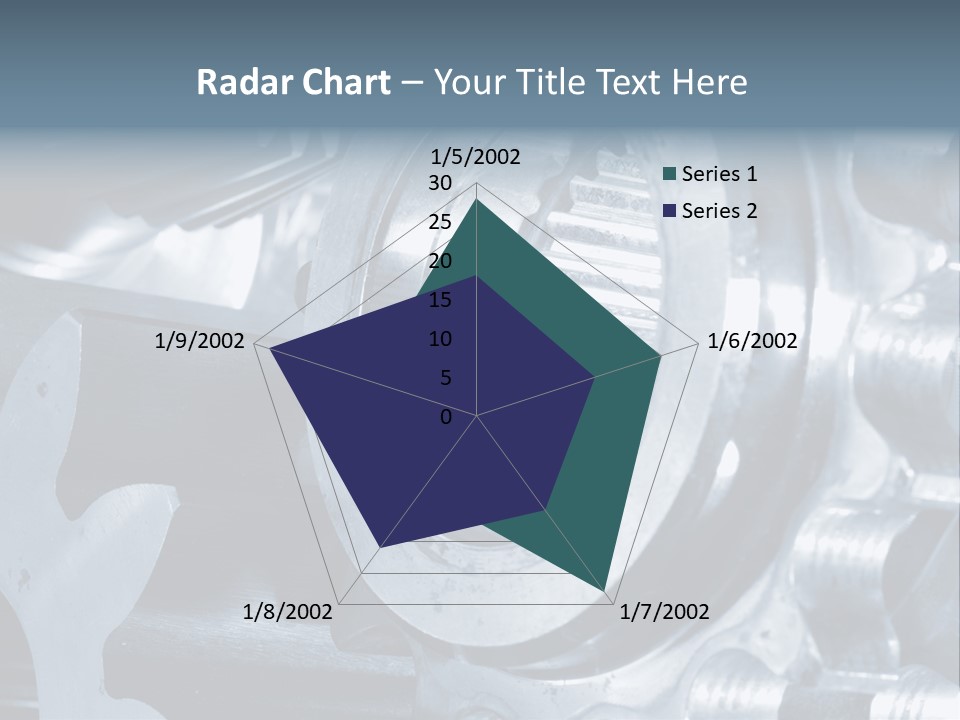 Mechanism Technology Clockwork PowerPoint Template