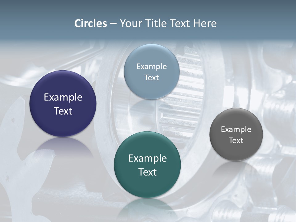 Mechanism Technology Clockwork PowerPoint Template