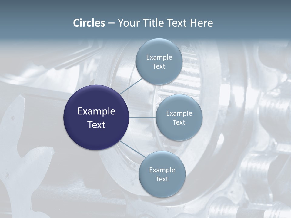 Mechanism Technology Clockwork PowerPoint Template