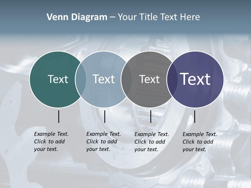 Mechanism Technology Clockwork PowerPoint Template