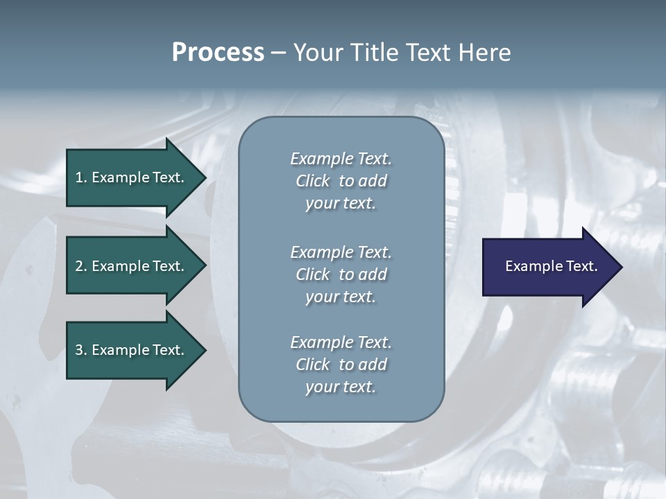 Mechanism Technology Clockwork PowerPoint Template