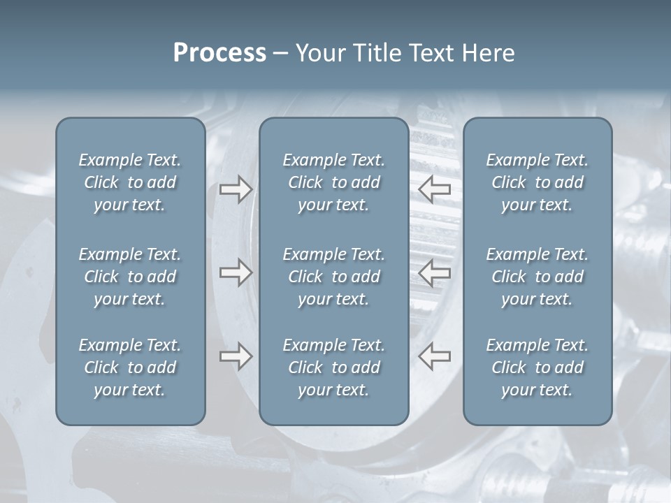 Mechanism Technology Clockwork PowerPoint Template