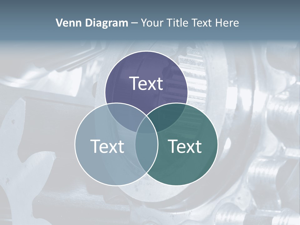 Mechanism Technology Clockwork PowerPoint Template