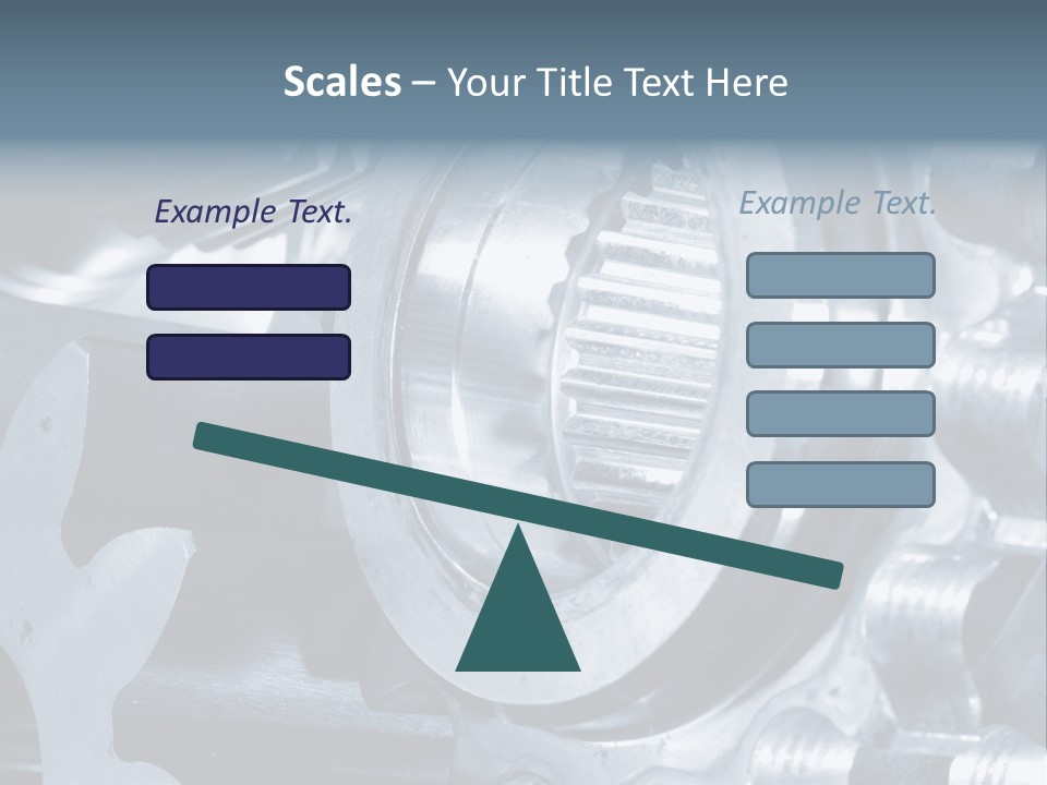 Mechanism Technology Clockwork PowerPoint Template