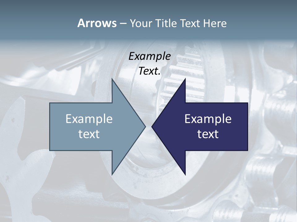 Mechanism Technology Clockwork PowerPoint Template