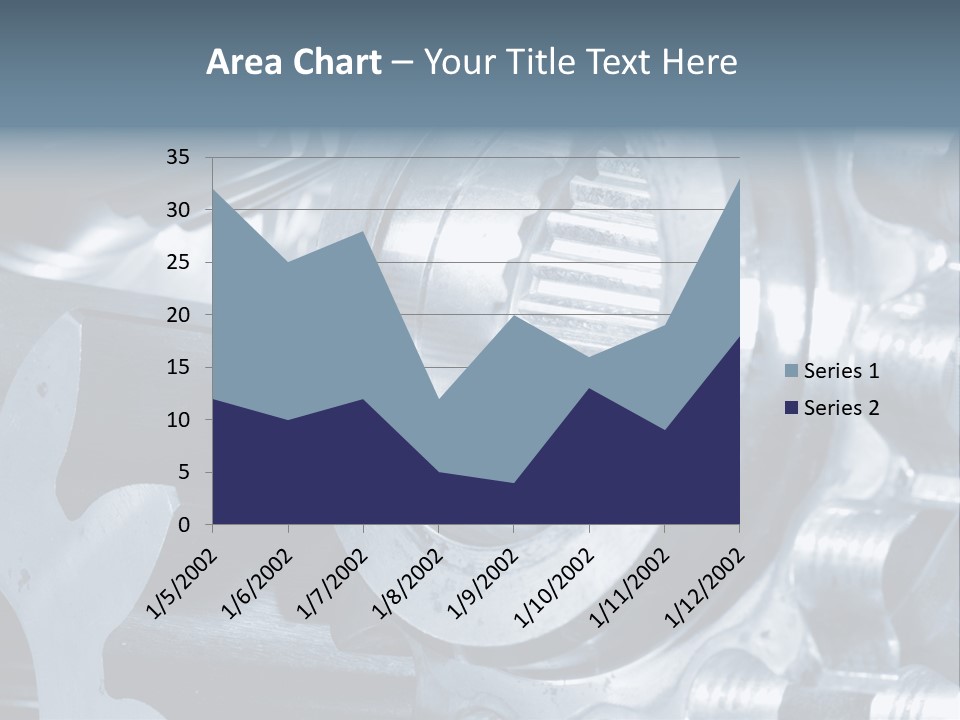 Mechanism Technology Clockwork PowerPoint Template
