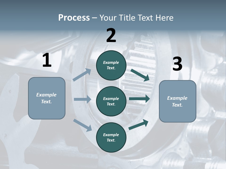 Mechanism Technology Clockwork PowerPoint Template
