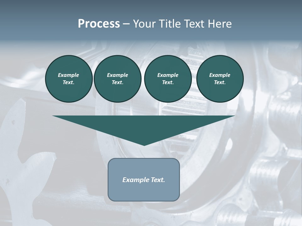 Mechanism Technology Clockwork PowerPoint Template