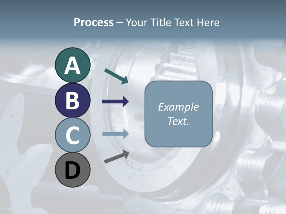 Mechanism Technology Clockwork PowerPoint Template
