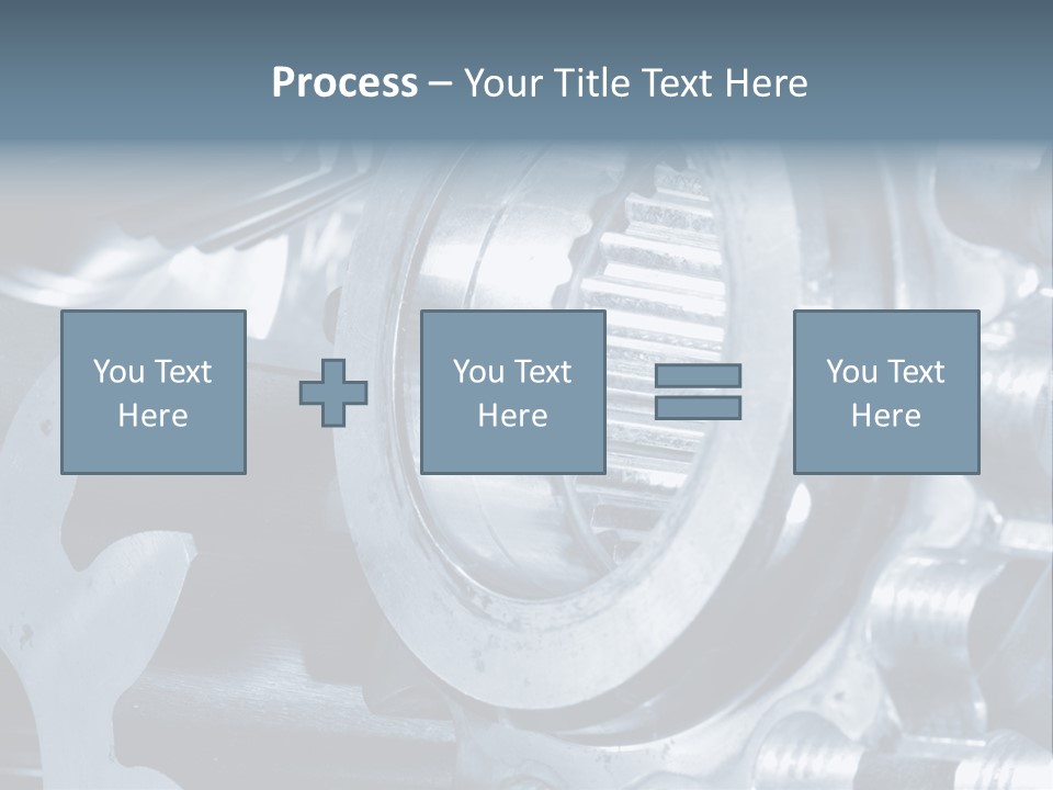 Mechanism Technology Clockwork PowerPoint Template