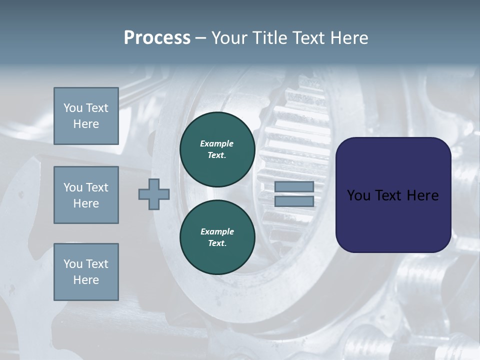 Mechanism Technology Clockwork PowerPoint Template