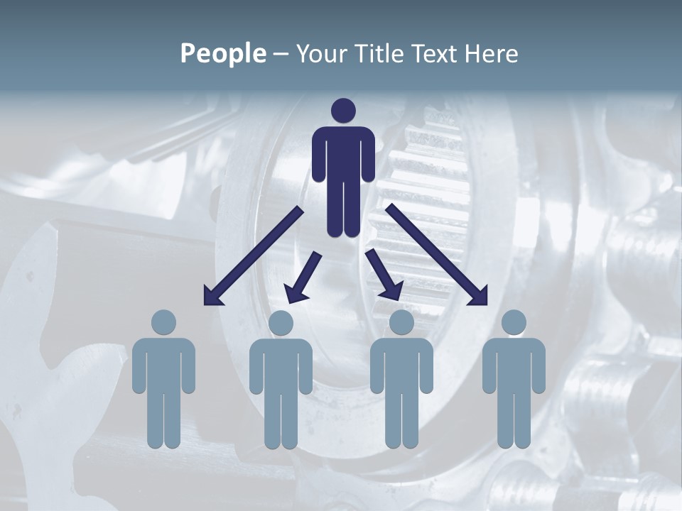 Mechanism Technology Clockwork PowerPoint Template