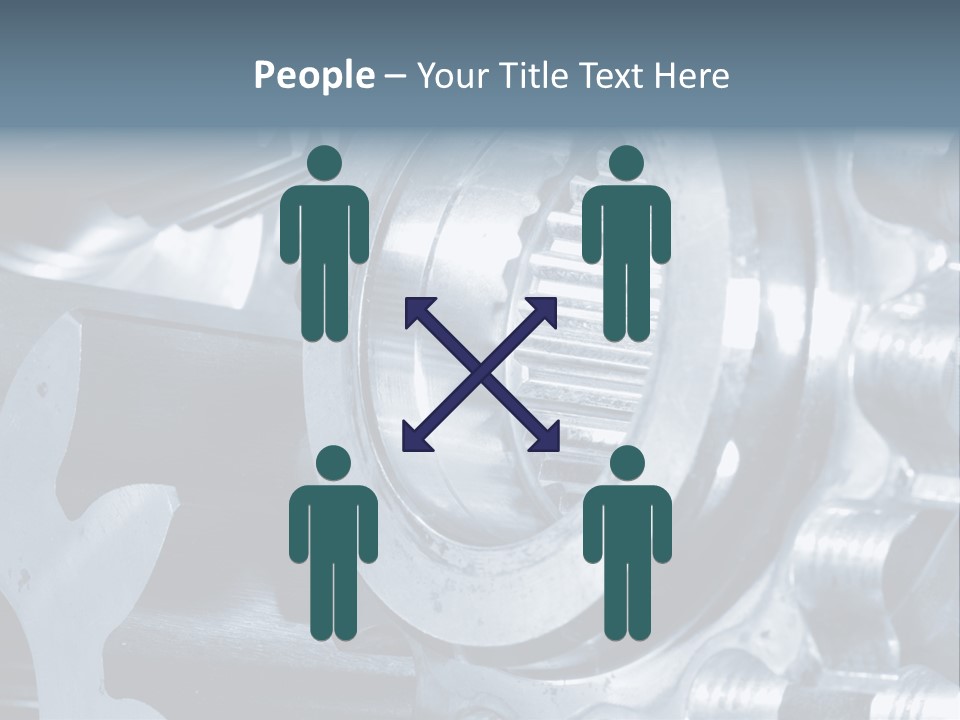 Mechanism Technology Clockwork PowerPoint Template
