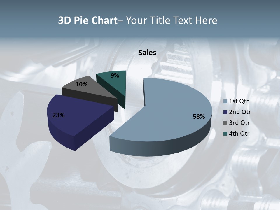 Mechanism Technology Clockwork PowerPoint Template