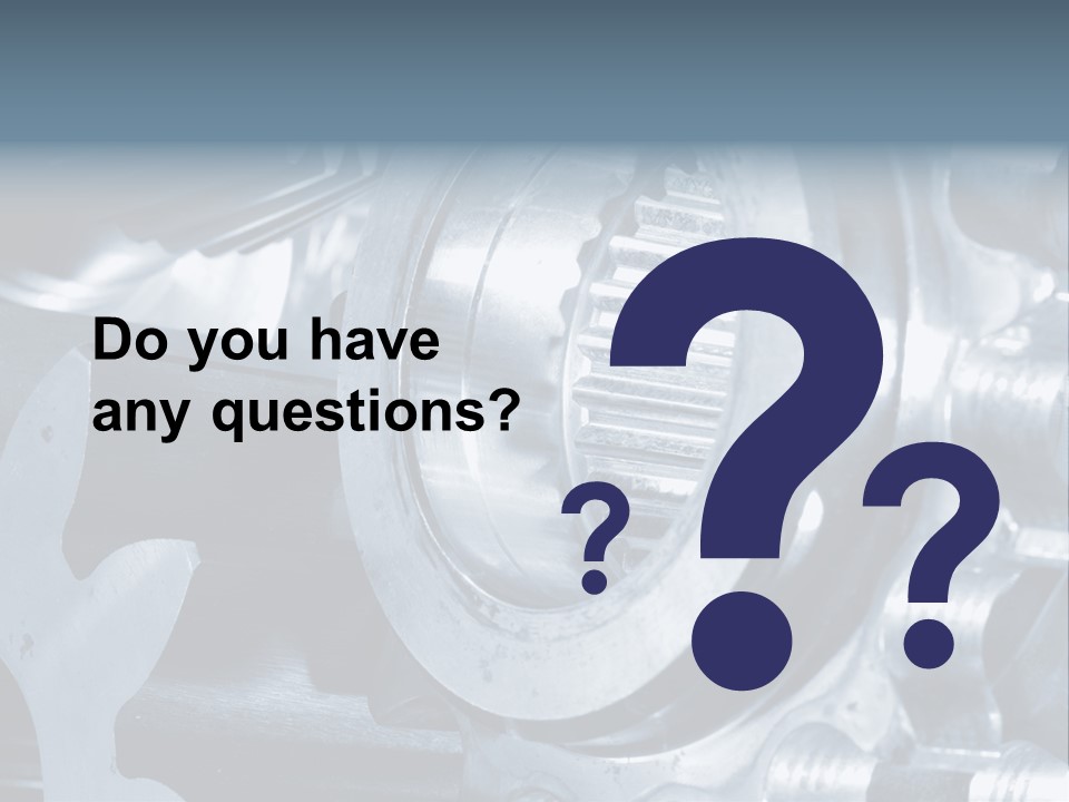 Mechanism Technology Clockwork PowerPoint Template