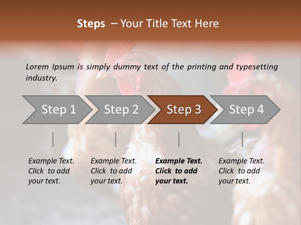 Egg Animal Leg PowerPoint Template