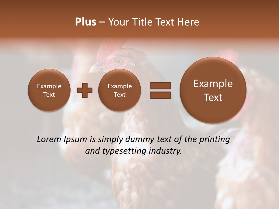 Egg Animal Leg PowerPoint Template
