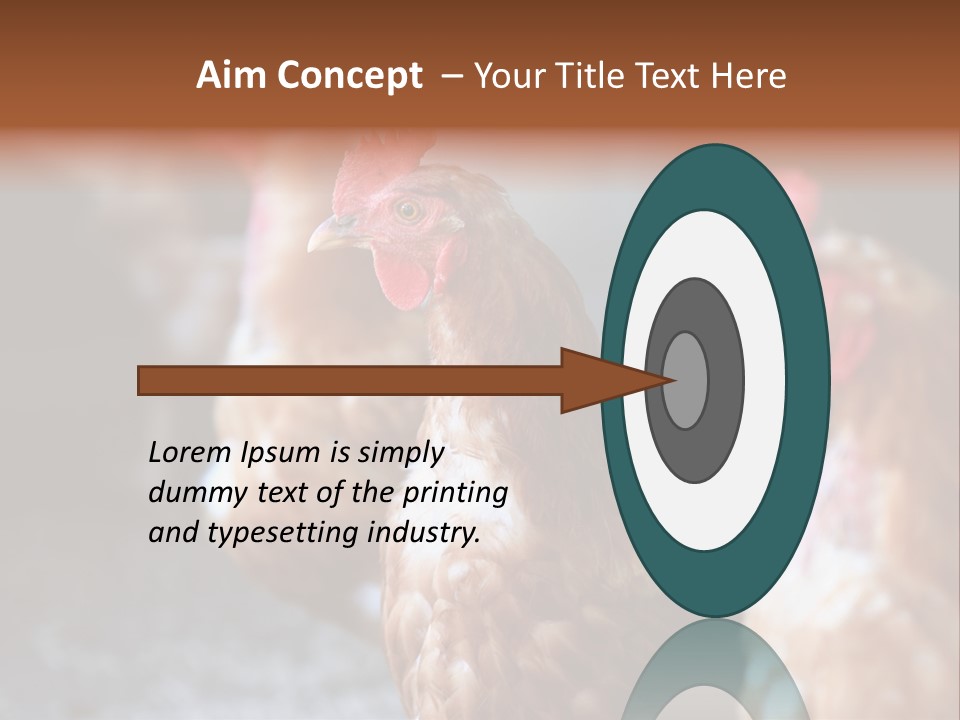 Egg Animal Leg PowerPoint Template