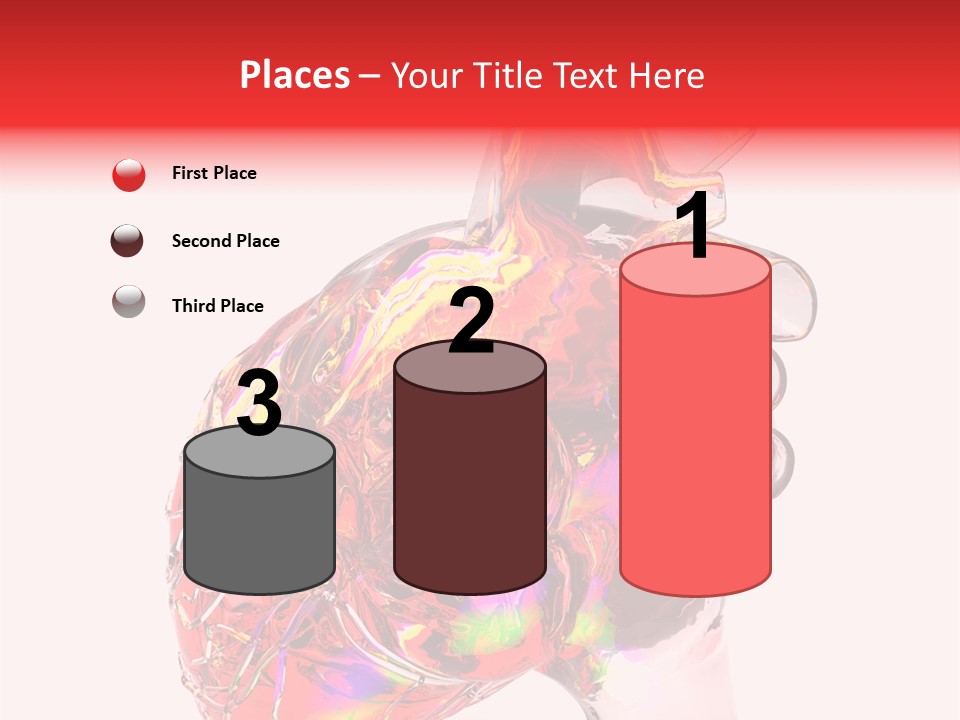 Cardiology Healthcare Model PowerPoint Template