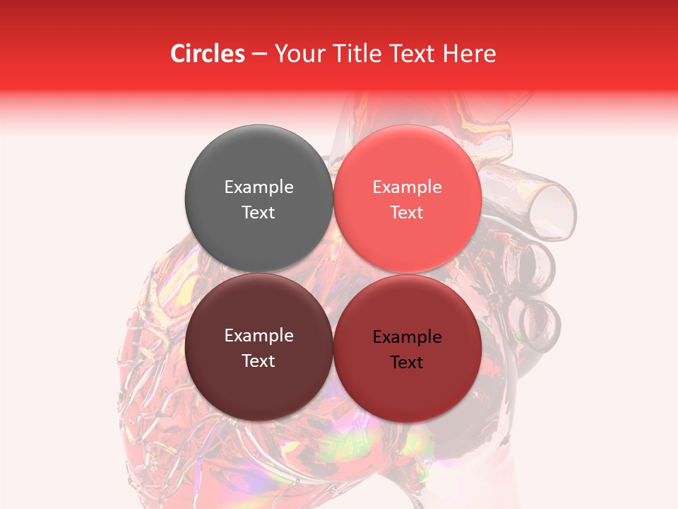 Cardiology Healthcare Model PowerPoint Template