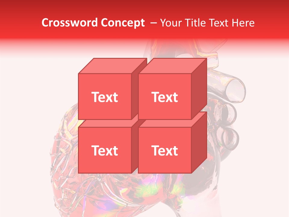 Cardiology Healthcare Model PowerPoint Template