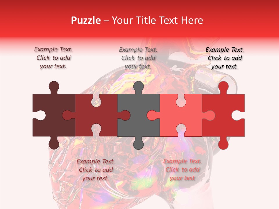 Cardiology Healthcare Model PowerPoint Template