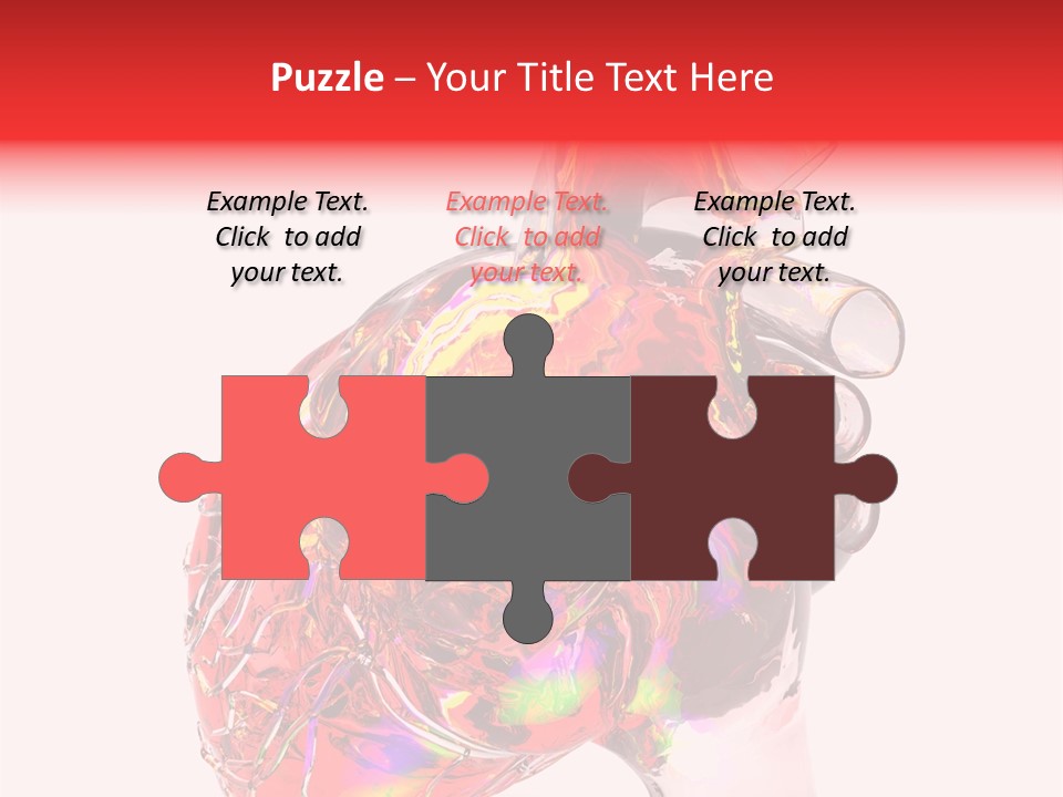 Cardiology Healthcare Model PowerPoint Template