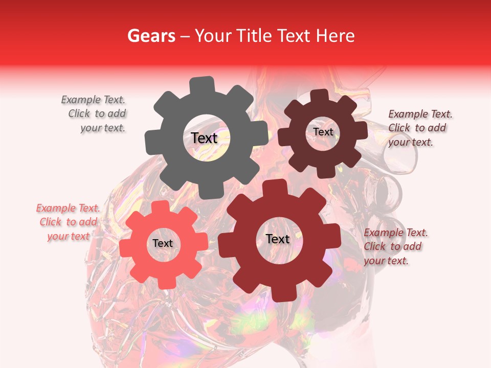 Cardiology Healthcare Model PowerPoint Template