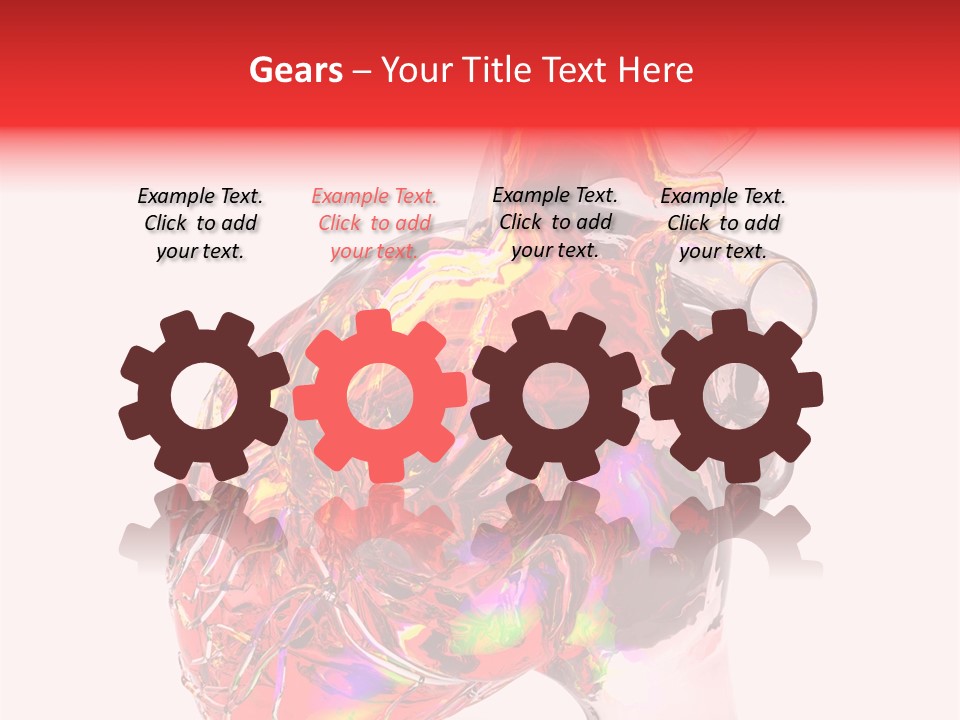 Cardiology Healthcare Model PowerPoint Template