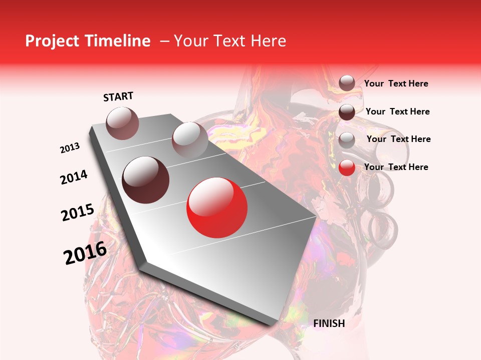 Cardiology Healthcare Model PowerPoint Template