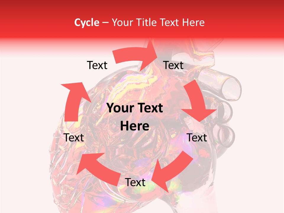 Cardiology Healthcare Model PowerPoint Template