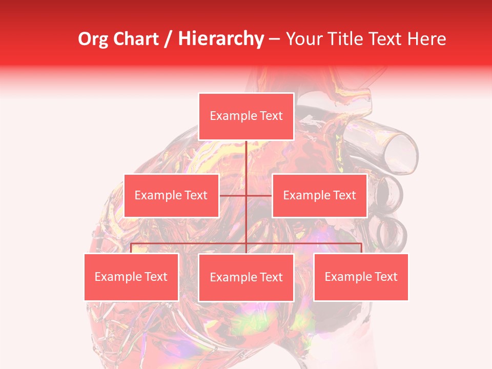 Cardiology Healthcare Model PowerPoint Template