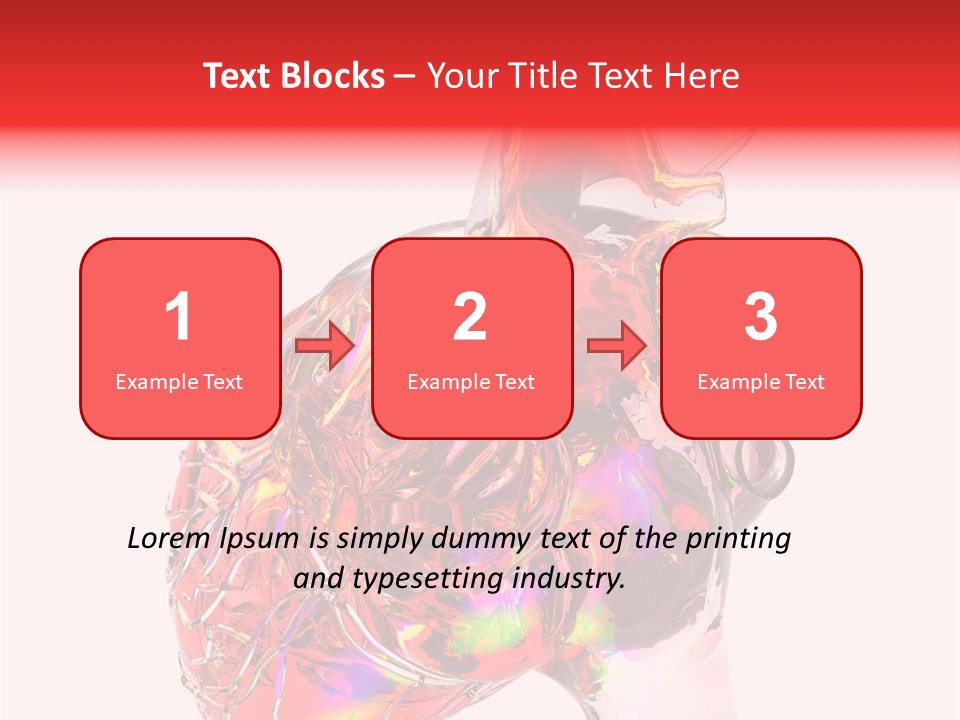Cardiology Healthcare Model PowerPoint Template