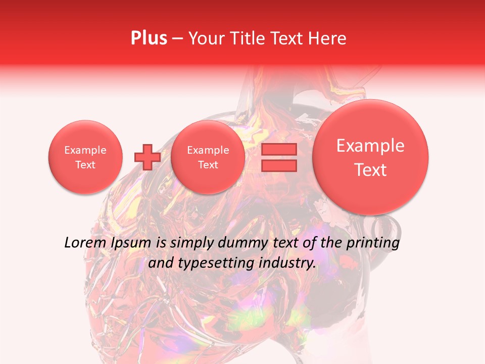 Cardiology Healthcare Model PowerPoint Template