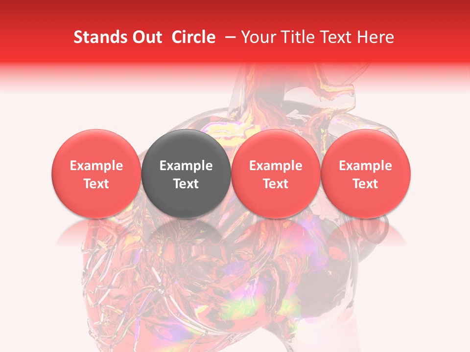 Cardiology Healthcare Model PowerPoint Template