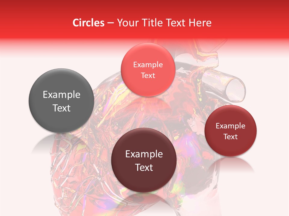 Cardiology Healthcare Model PowerPoint Template