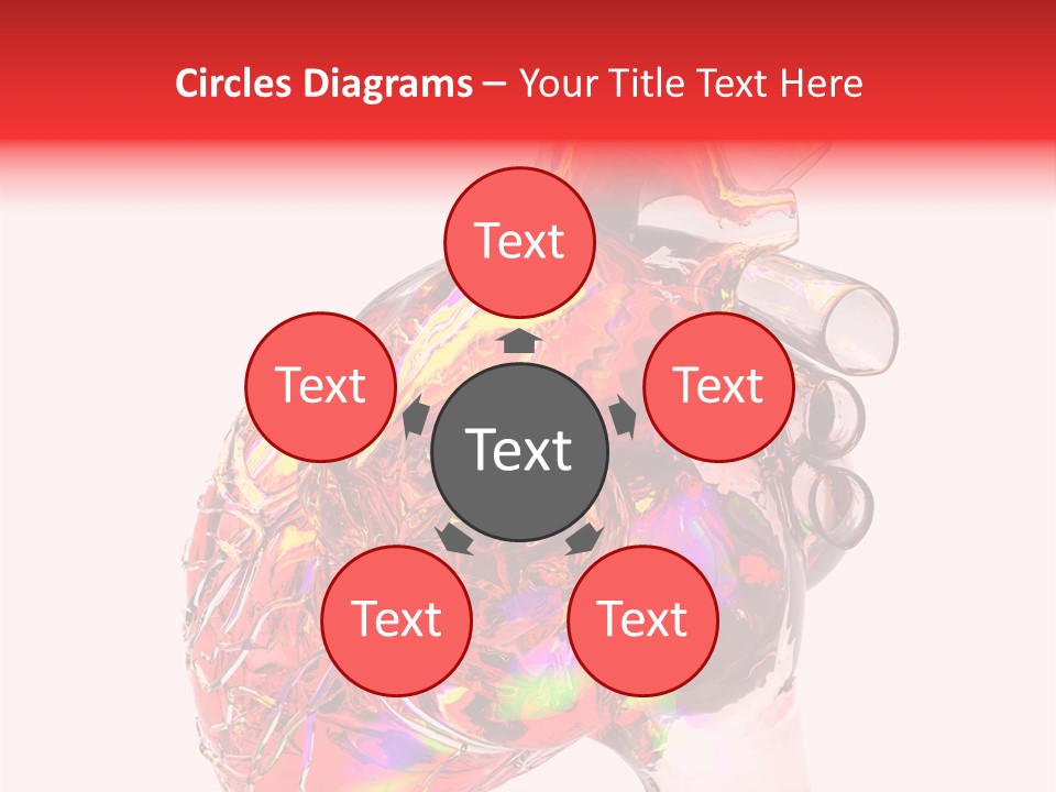 Cardiology Healthcare Model PowerPoint Template