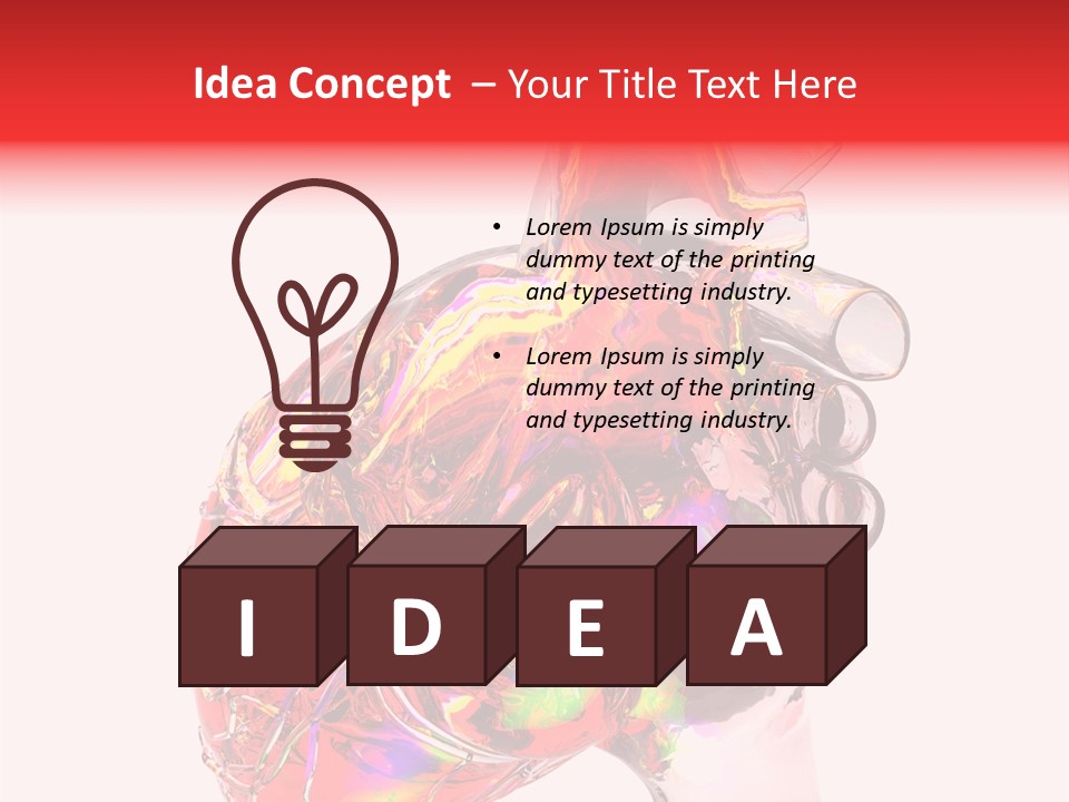 Cardiology Healthcare Model PowerPoint Template