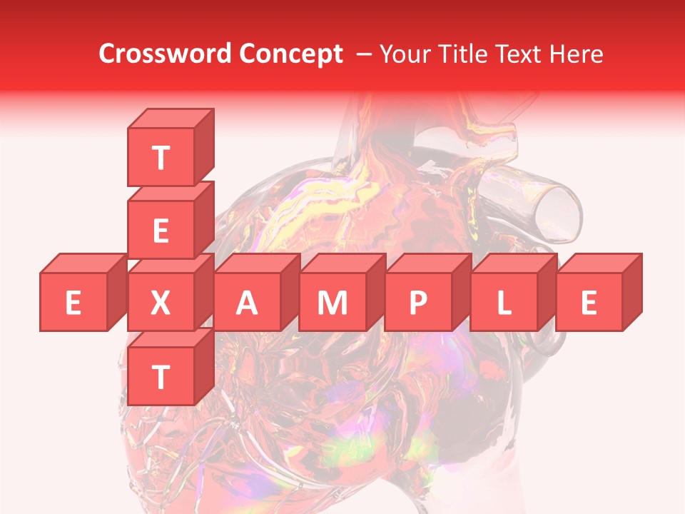 Cardiology Healthcare Model PowerPoint Template