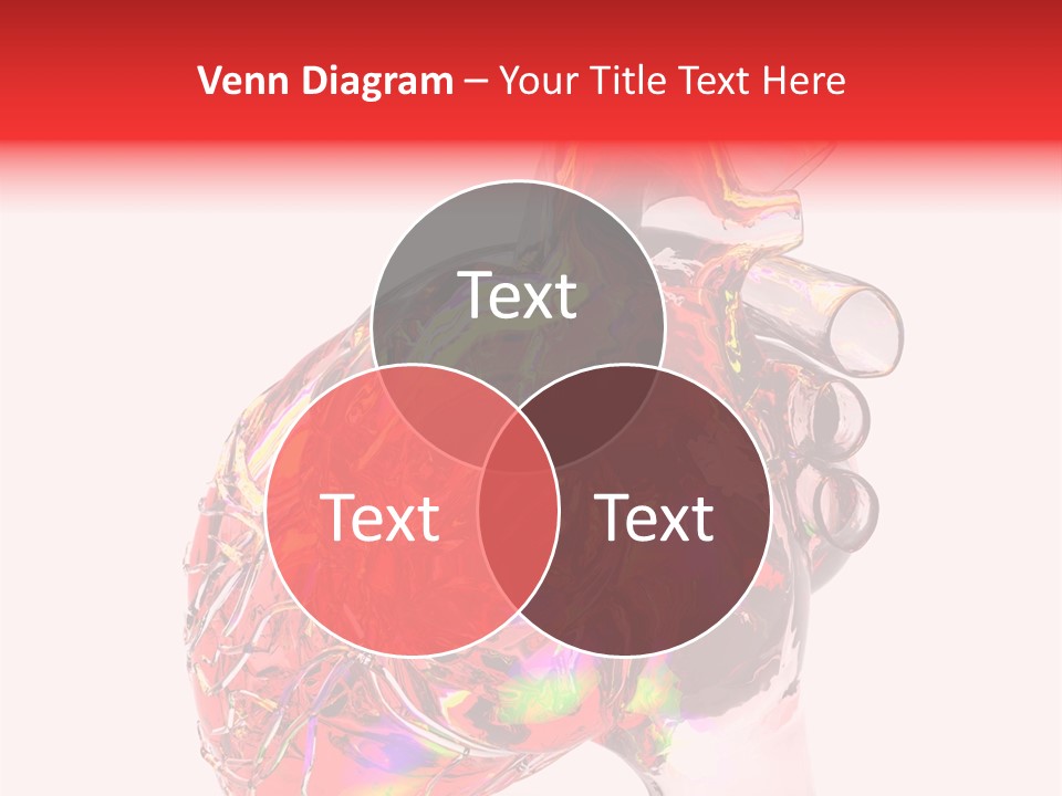 Cardiology Healthcare Model PowerPoint Template