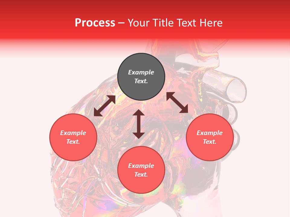 Cardiology Healthcare Model PowerPoint Template