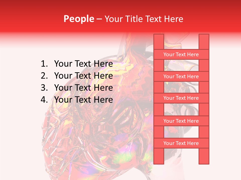 Cardiology Healthcare Model PowerPoint Template