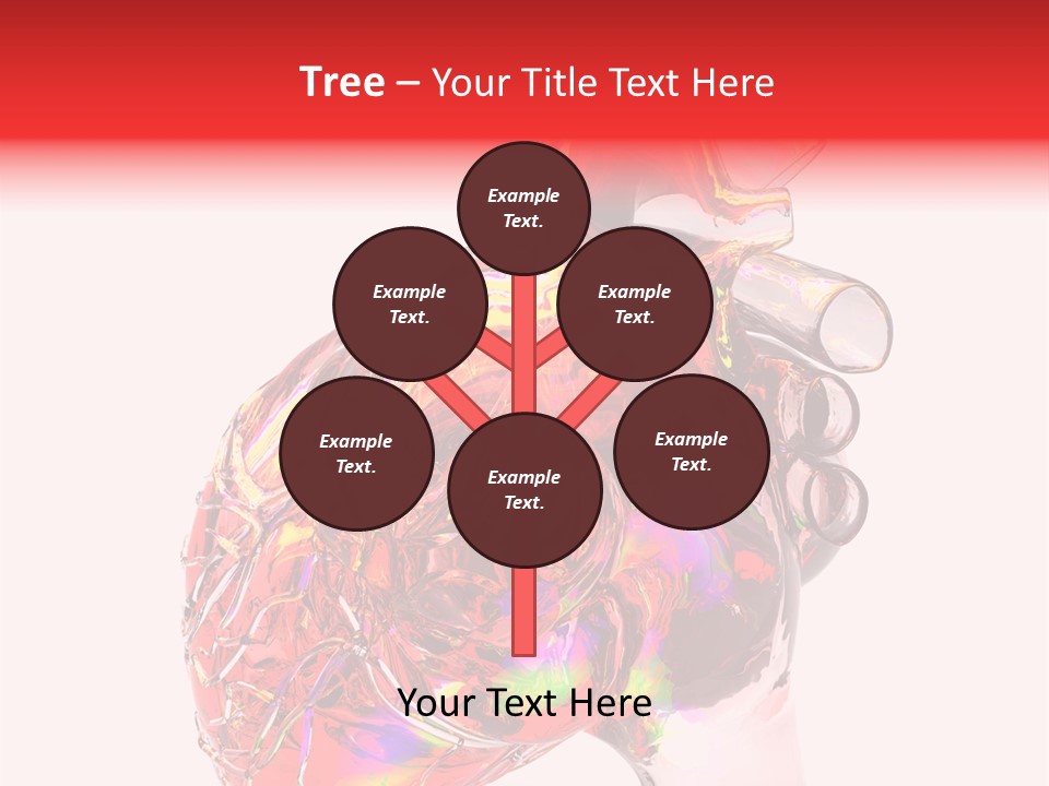 Cardiology Healthcare Model PowerPoint Template