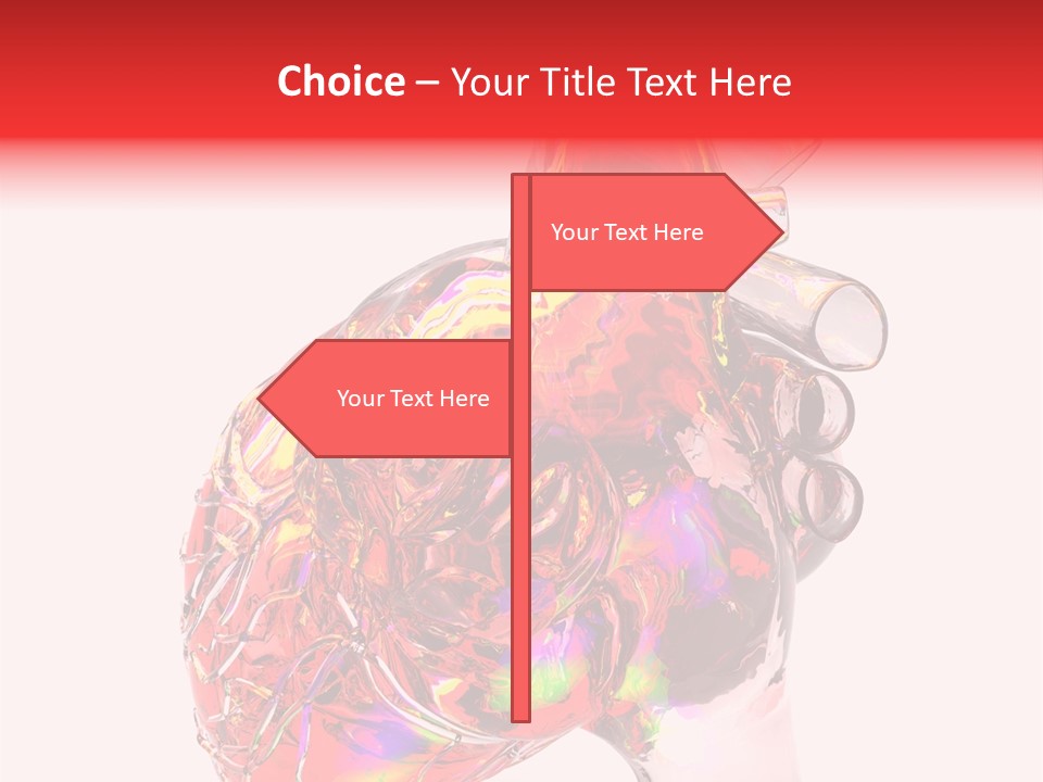 Cardiology Healthcare Model PowerPoint Template