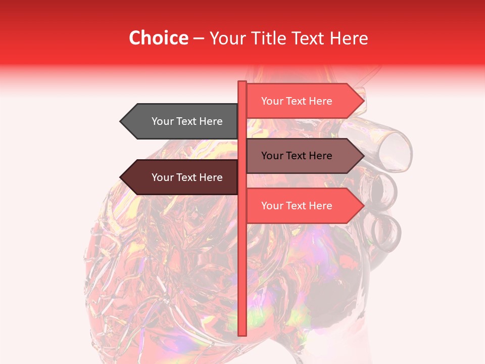 Cardiology Healthcare Model PowerPoint Template