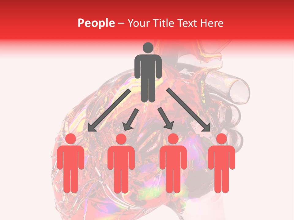 Cardiology Healthcare Model PowerPoint Template