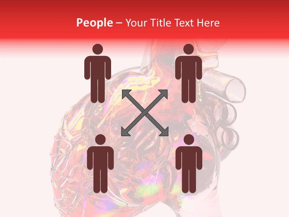 Cardiology Healthcare Model PowerPoint Template