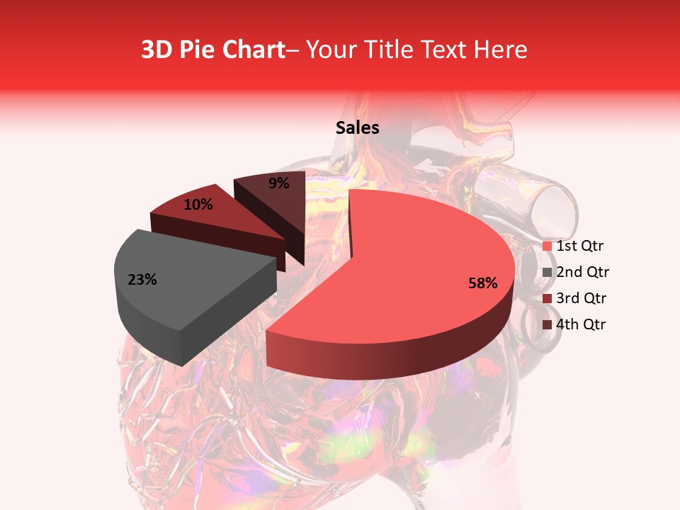 Cardiology Healthcare Model PowerPoint Template