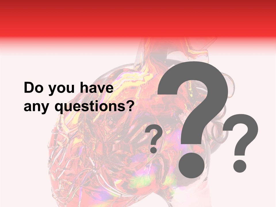 Cardiology Healthcare Model PowerPoint Template