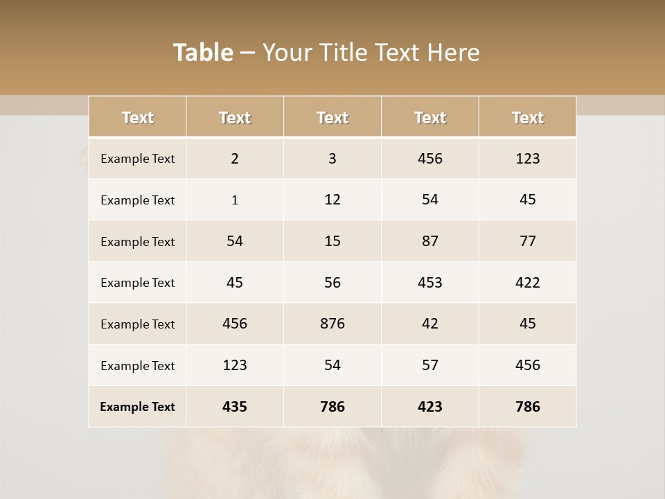 Baby Feline Young PowerPoint Template